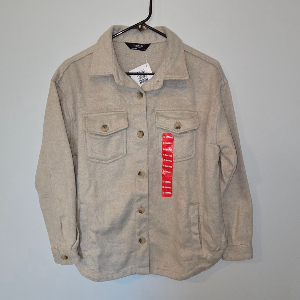 Women's Member's Mark Beige Shacket oversized XS